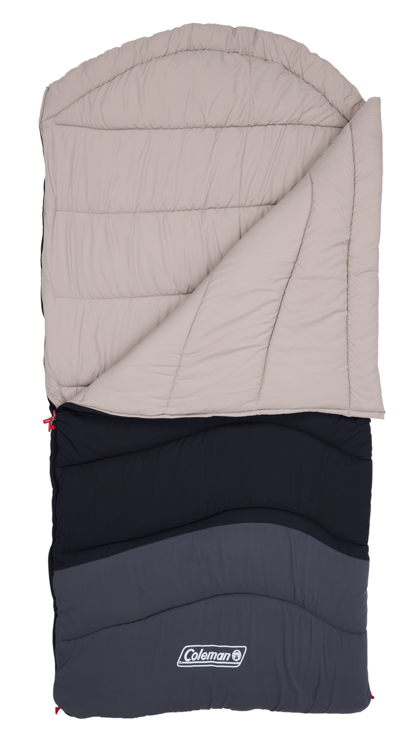 Coleman Mudgee C-0 Tall Warm Hooded Sleeping Bag, 0°C Rated