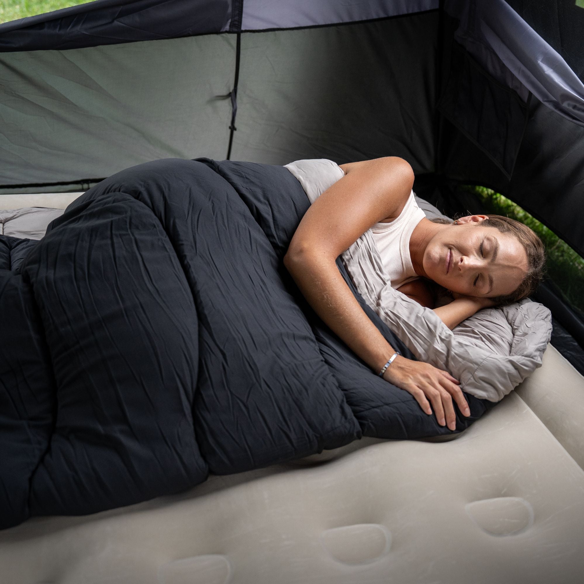 Coleman Mudgee C-0 Tall Warm Hooded Sleeping Bag, 0°C Rated