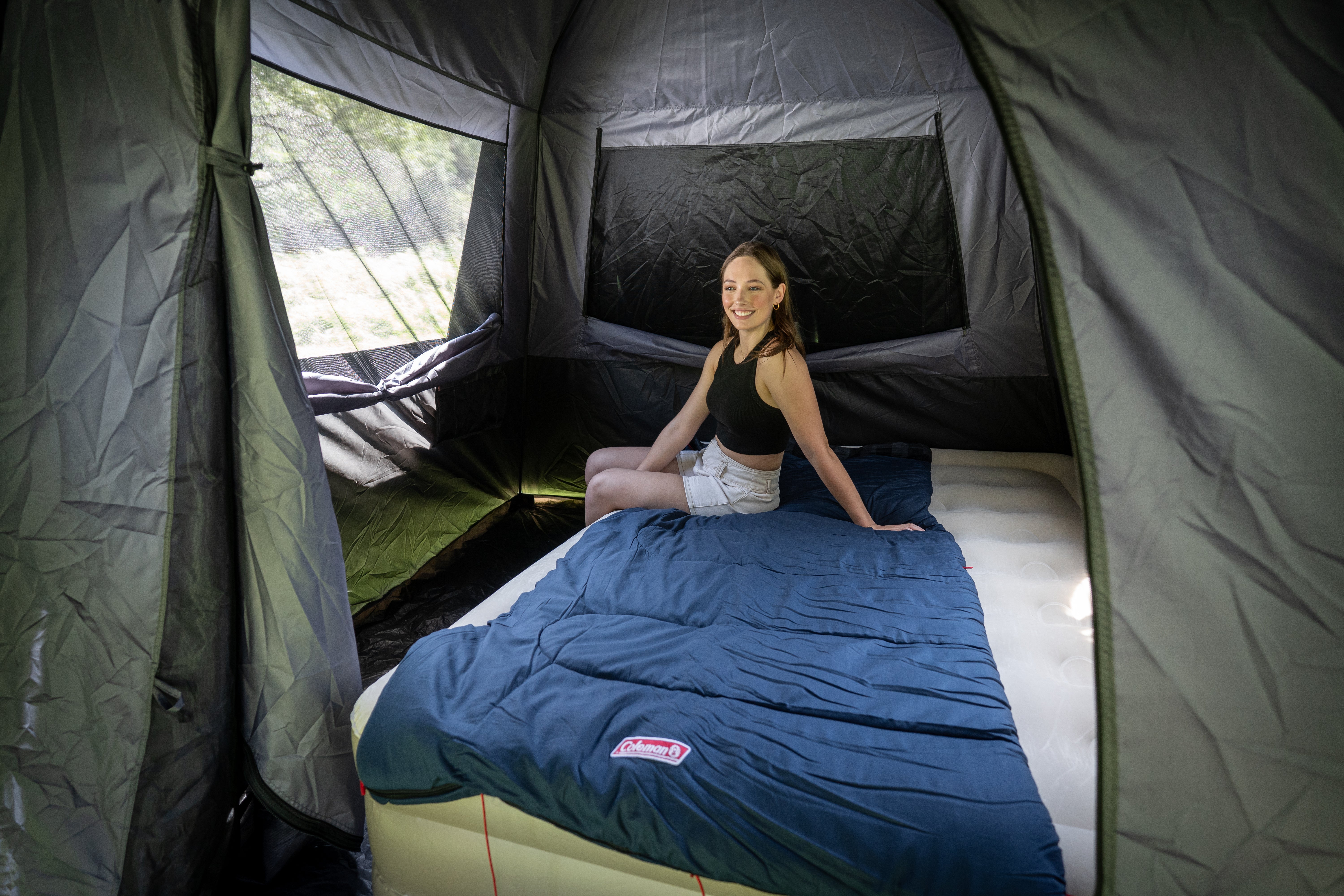 Coleman Pilbara -5C Tall Warm Blue Sleeping Bag, -5°C Rated