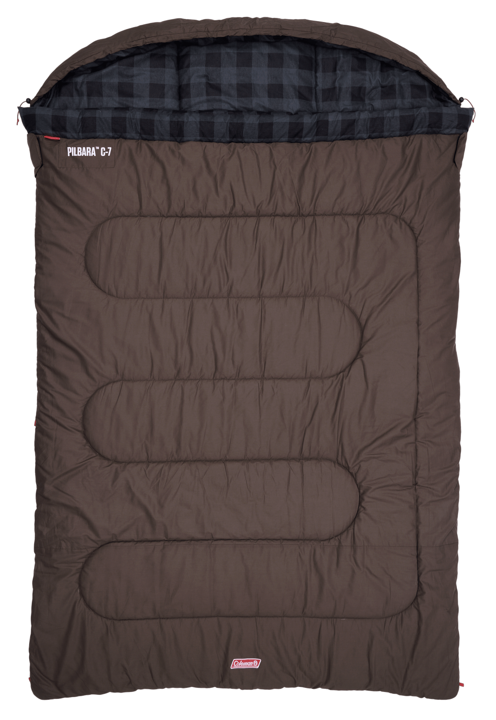 Coleman Pilbara C-7 Double Wide Hooded Sleeping Bag, -7°C Rated
