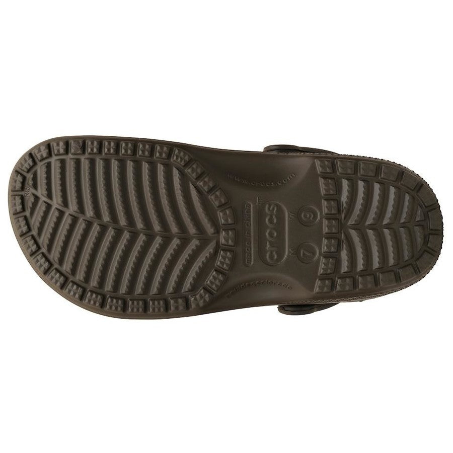 Crocs Unisex Classic Clog Chocolate Size Men's M9 / Women's W11