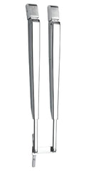 VETUS Parallel arm set, stainless steel (AISI 316), L= 386 - 471 mm, complete, with DIN taper (for VETUS type DIN wiper motors) DINSDX