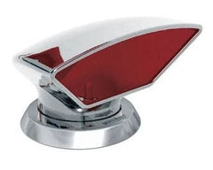 VETUS Cowl ventilator Ø 75 mm ID, type Donald, Stainless Steel AISI 316, with red interior (incl ring and nut) DON316R