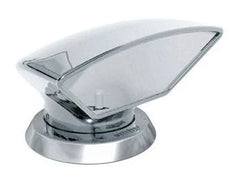 VETUS Cowl ventilator Ø 75 mm ID, type Donald, Stainless Steel AISI 316, with white interior (incl. ring and nut) DON316WR