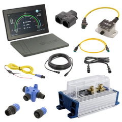 VETUS E-DRIVE Monitoring System NMEA2000 Set  - Incl. 500A shunt, CANverter and 7" gps display EDN2K7