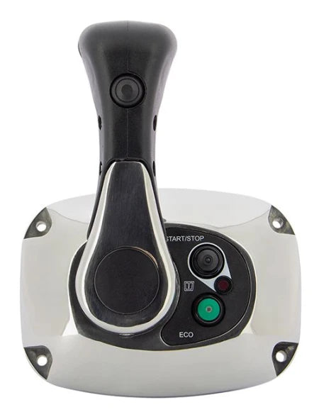 VETUS Electric propulsion control lever stainless steel, side mounted, V-CAN,  with POWER and ECO mode ELCS