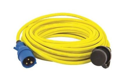 VETUS CEE shore power cable, 15 m, 16 A, IP44, H07BQ-F 3G, 2,50 mm² PUR EOCABC15M