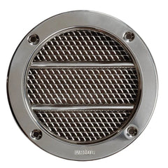 VETUS Round air suction vent type 110, with stainless steel (AISI316) grille and synthetic housing ERV110A