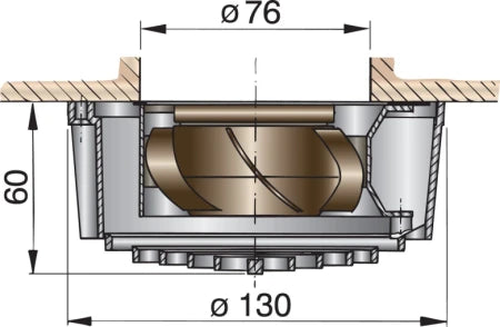 VETUS Electric ventilator 12 V FAN12