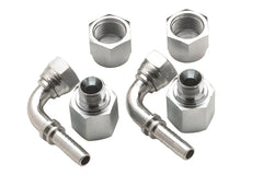 VETUS Connection set for double fuel filter, Ø 10 mm hose, angled FFD1090