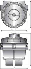VETUS Cooling water strainer type 470, hose connections Ø 19 mm FTR470/19
