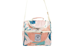 Good Vibes™ Lunch Cooler Companion, Removable Shoulder Strap, Zipped Storage Pocket - Blush Palm