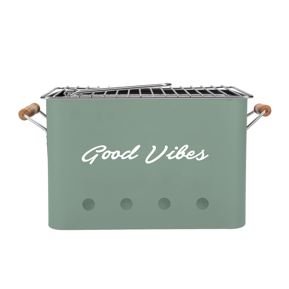 Hamptons Sage Charcoal Portable Beach BBQ