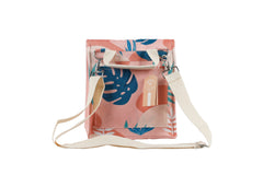 Good Vibes™ Insulated Lunch Bag, Removable Shoulder Strap, Metal Buckle - Blush Palm