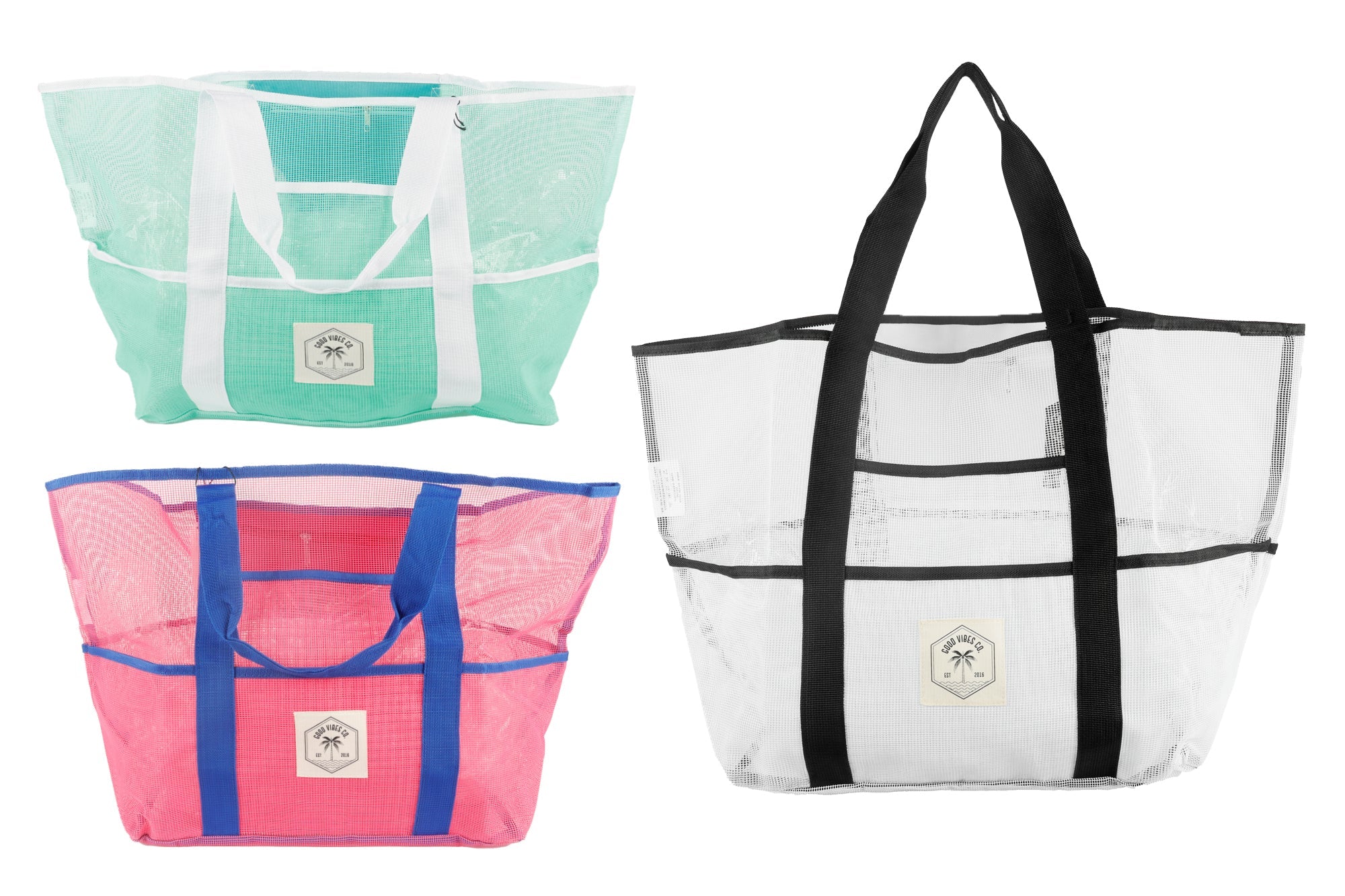 Good Vibes™ Ultimate Mesh Tote Beach Bag 62cm