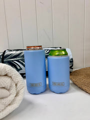 Good Vibes™ Insulated Double Wall Stainless Steel Regular Bottle & Can Cooler - Bay Blue