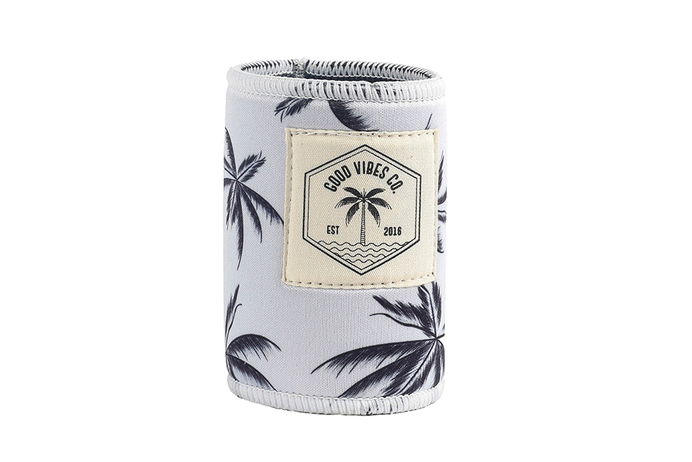 Good Vibes™ Regular Neoprene Can & Stubby Holder - Havana