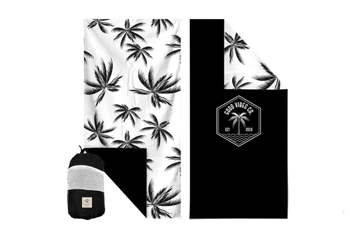 Havana 160cm Microfibre Beach Towel with Storage Bag , Sand-Resistant, Eco Friendly, Double Sided