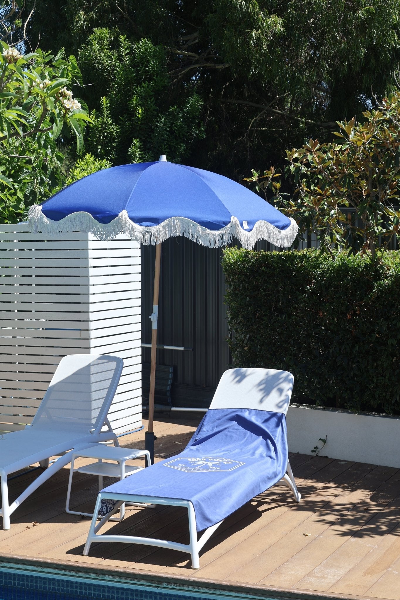 Tahitian Blue 160cm Microfibre Beach Towel with Storage Bag , Sand-Resistant, Eco Friendly, Double Sided
