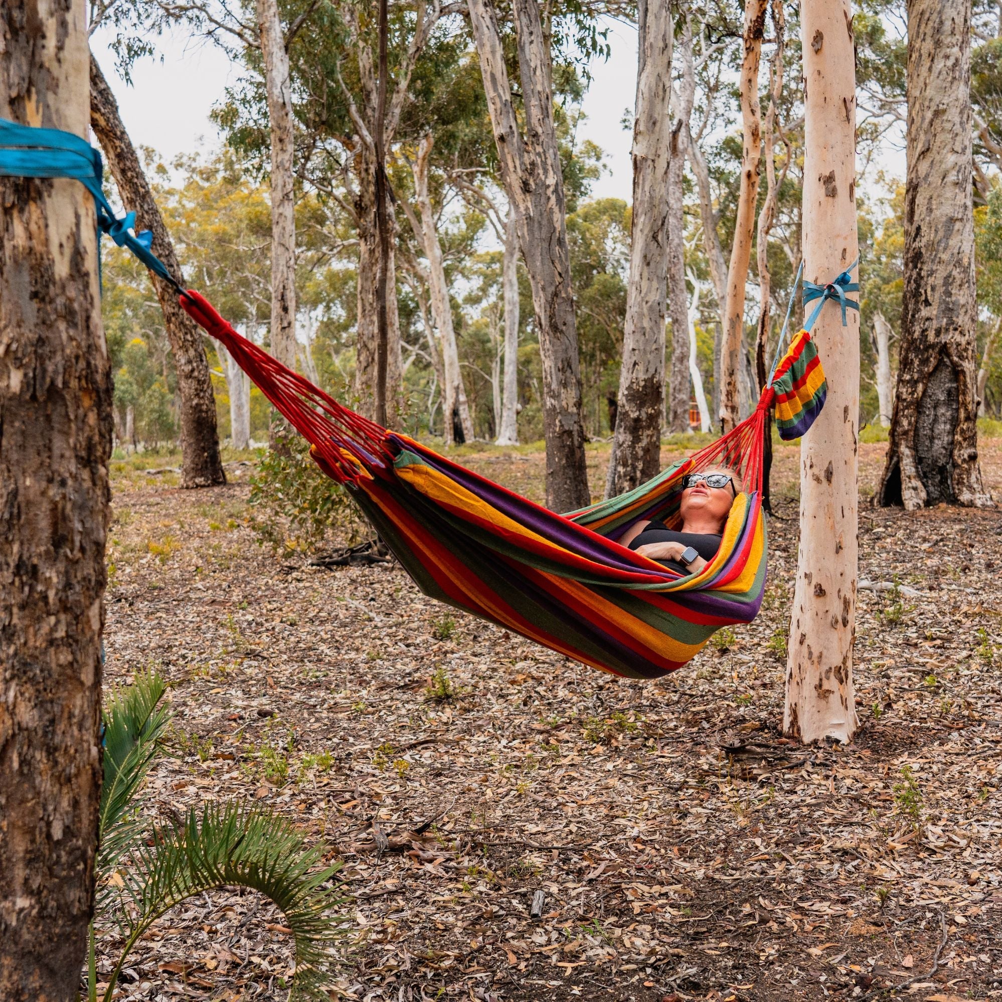 Good Vibes Double Travel Hammock with Carry Nag 200 x 150 cm