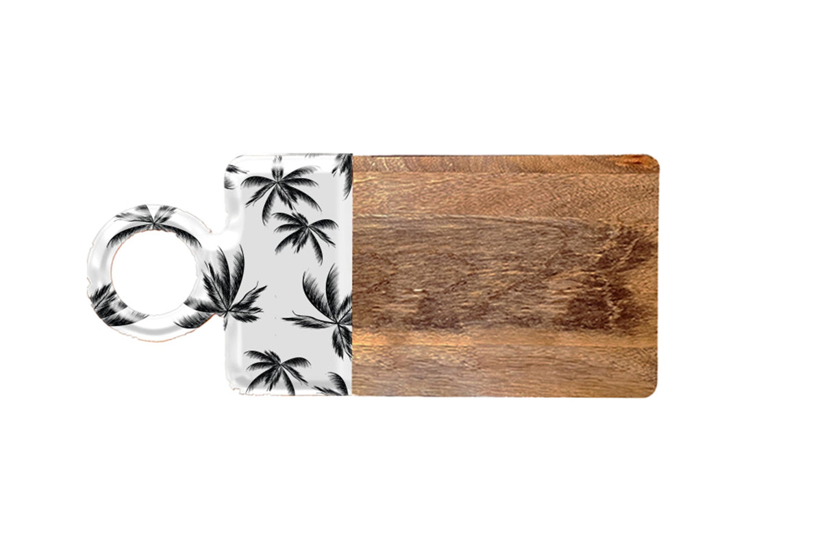 Havana Mango Wood & Enamel Serving Board 46cm  Havana
