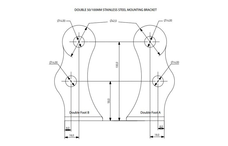 Double Bracket for Sea Hawk XLB