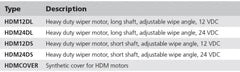 VETUS Cover for HDM wiper motor HDMCOVER