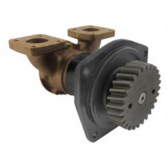 Jabsco 10970-21 Bronze Pump, bearing housing/flange-mounted, square flanged ports with 25mm inner diameter, 1/1 cam and Neoprene impeller