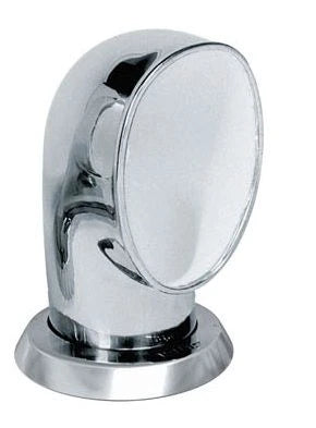 VETUS Cowl ventilator Ø 75 mm ID, type Jerry, Stainless Steel AISI 316, with white interior (incl. ring and nut) JER316WR