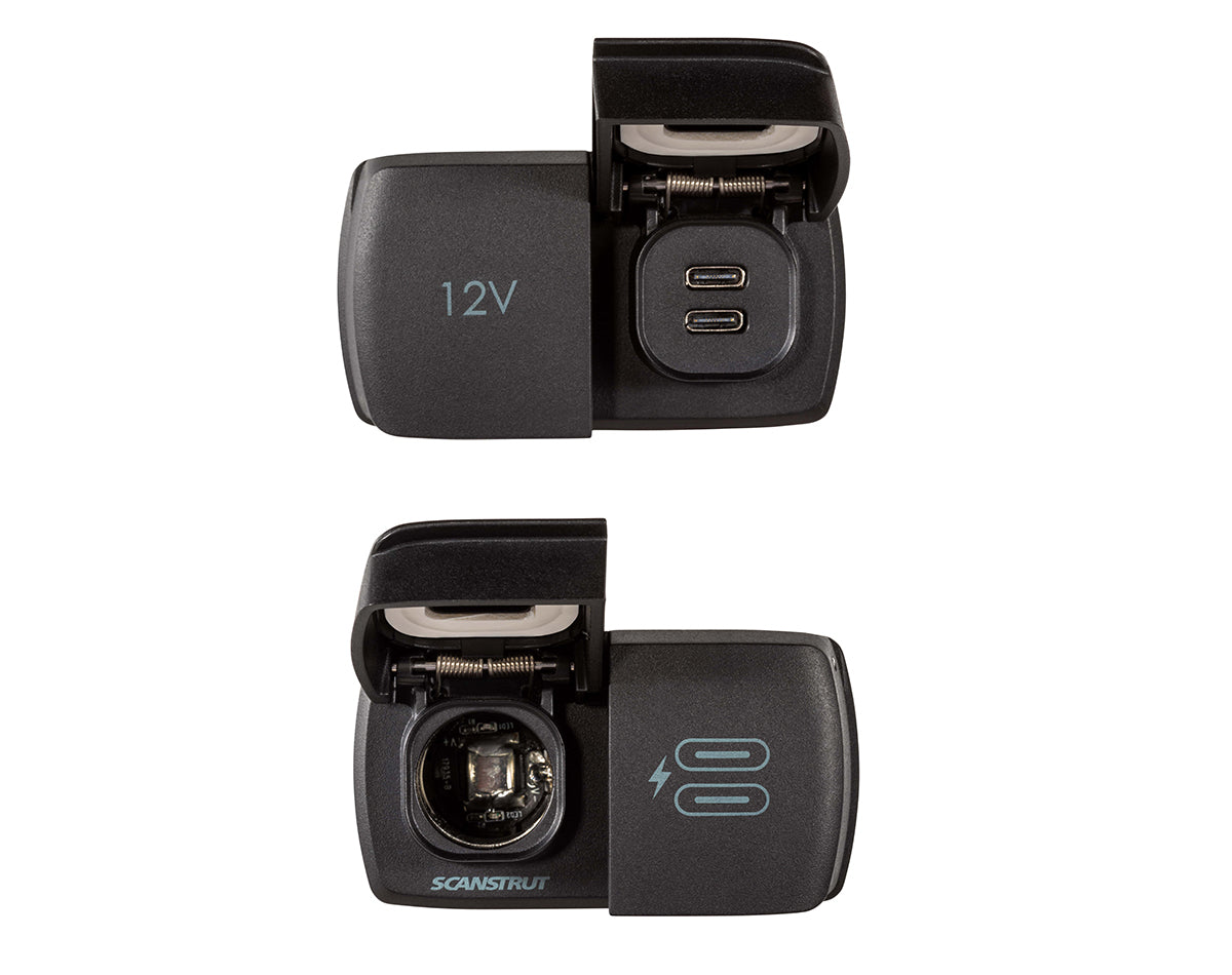 Scanstrut Flip Pro Multi USB-C & 12V Socket
