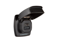 Flip Pro Plus Fast Charge USB-A & USB-C Socket
