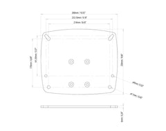 Radome Plate 1 for Modular DTP Sys