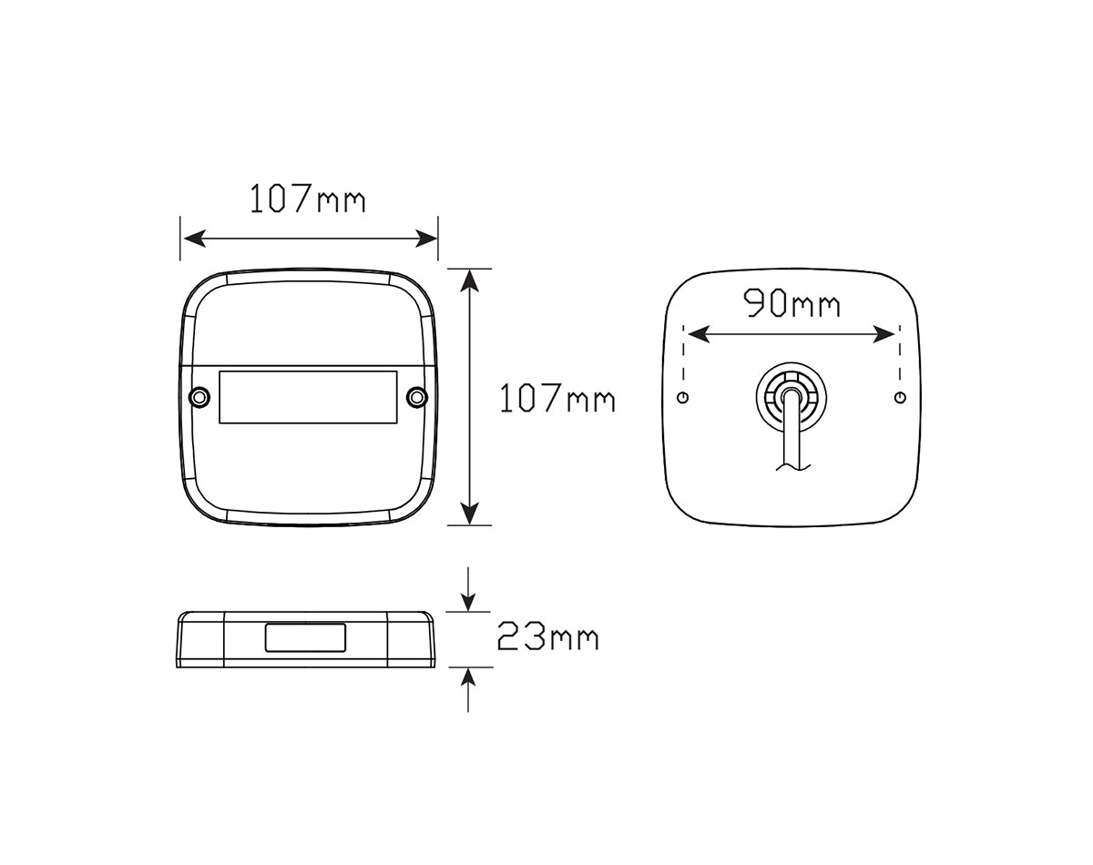 Trailer Light LED Kit 99 Series 10m Harness