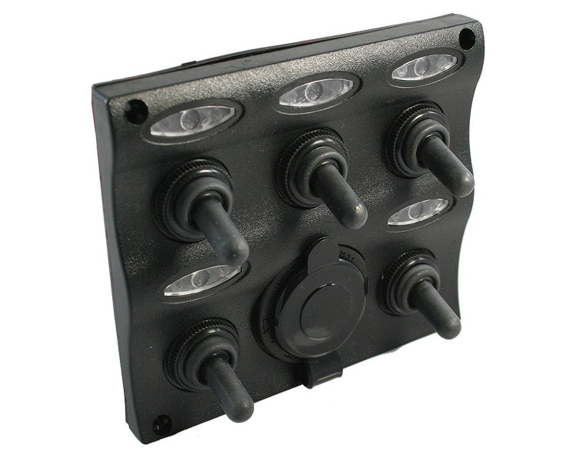 Switch Panel Wave LED 5G & Socket