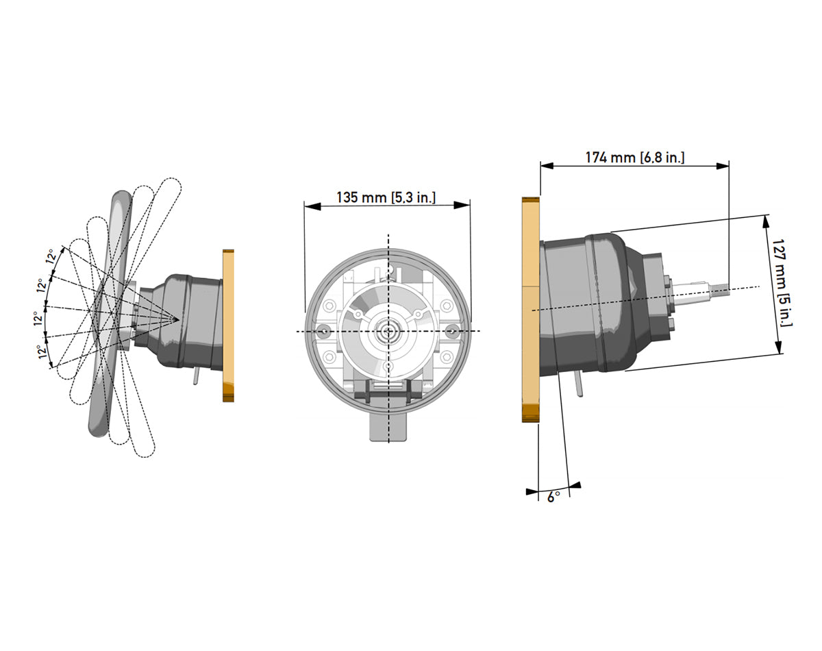 X52 Tilt Mount Kit for Tilt Helms