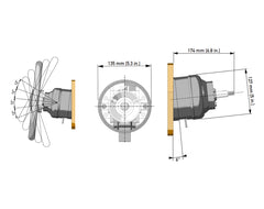 X52 Tilt Mount Kit for Tilt Helms