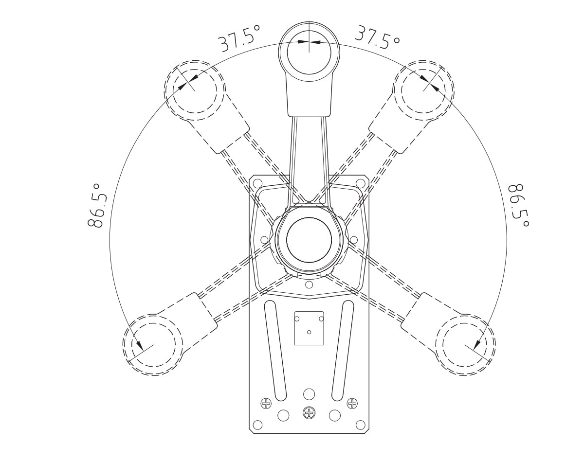 Control Side Mnt B85 Sgle (Sail)