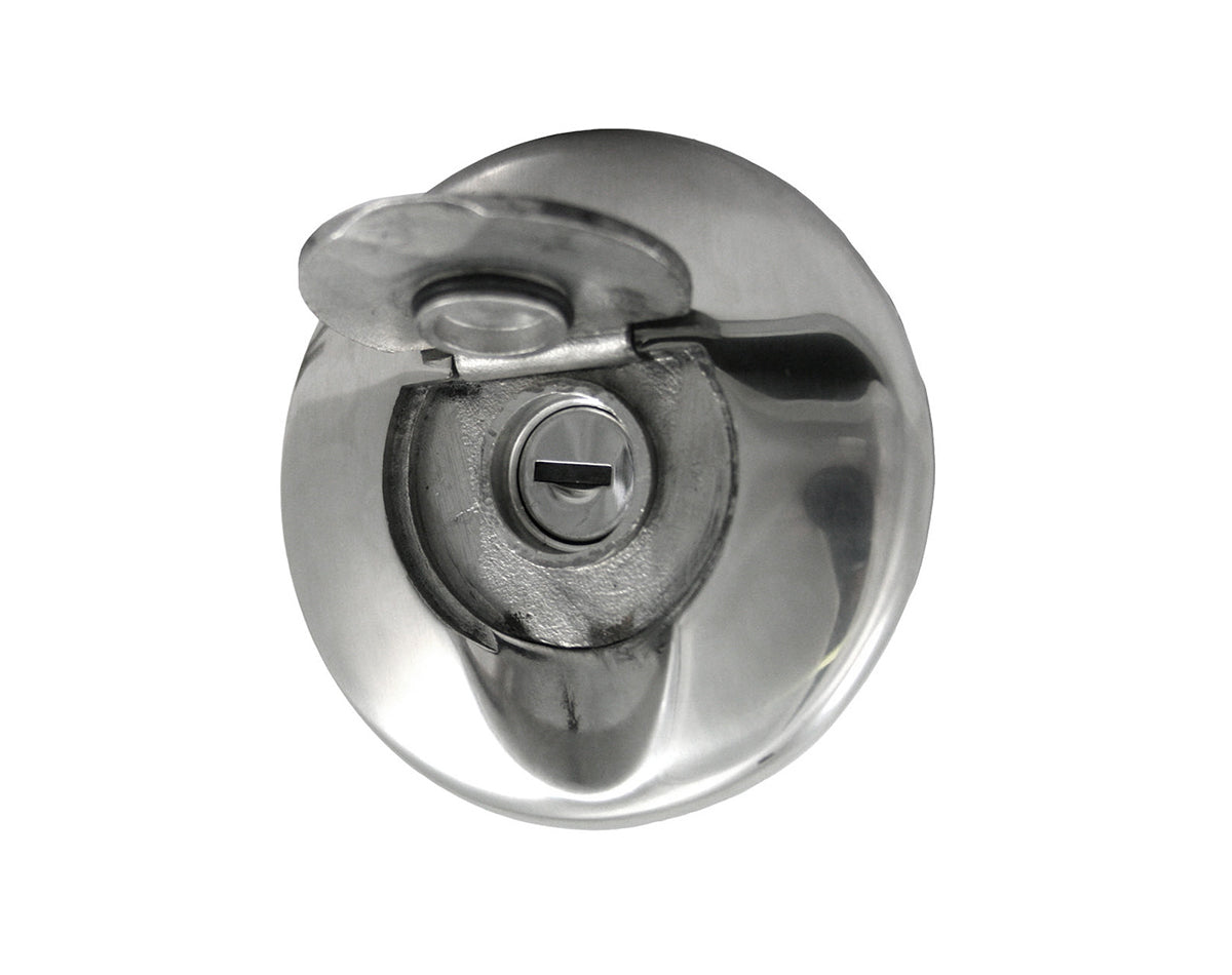 Deck Filler Angled Lockable S/S Fuel 38mm