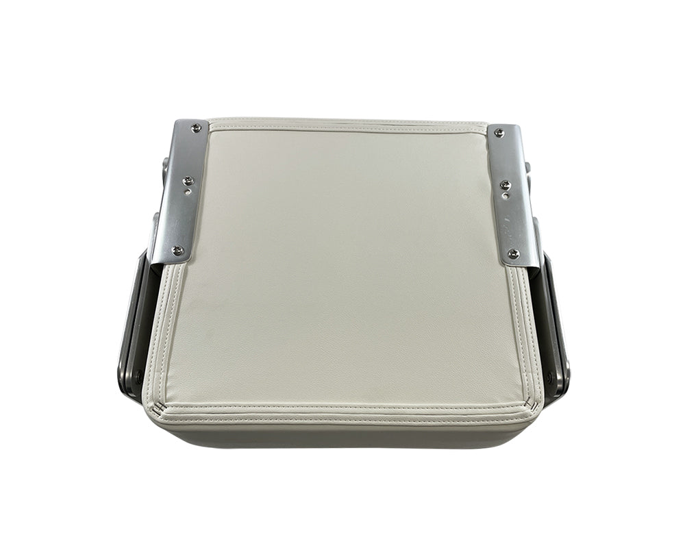 Seat Jump Seat Flip-Up OffWht/Blk Piping