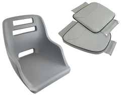 Seat AD49 Moulded Gry Cushions Gry/Dk Gry