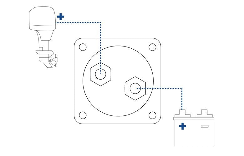Battery Switch Heavy Duty On/Off 600/2500A