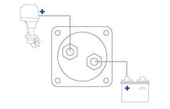 Battery Switch Heavy Duty On/Off 600/2500A