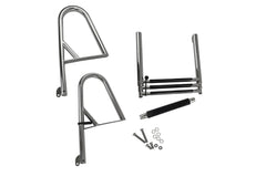 Ladder Folding Platform w/Hand Rails Tele.4-Step