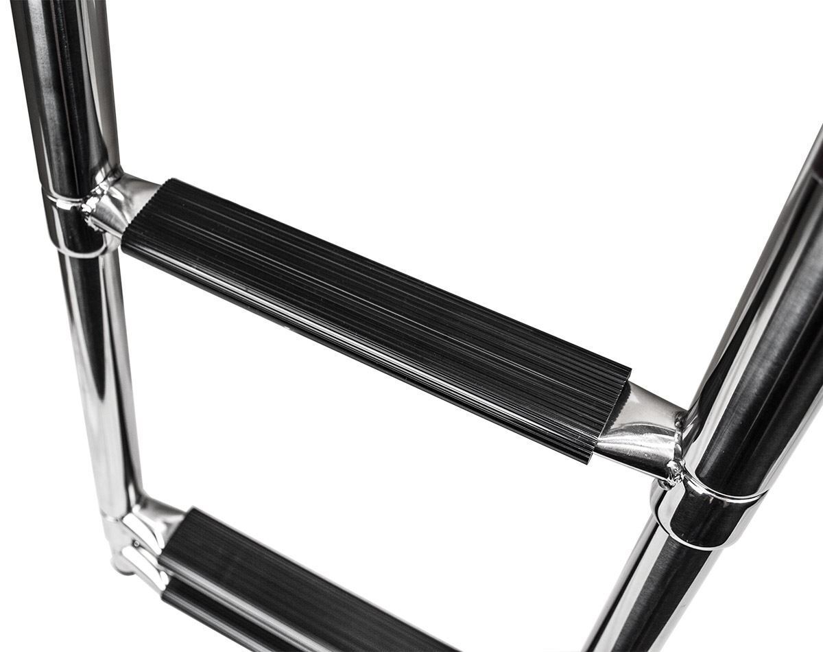 Ladder Folding Platform w/Hand Rails Tele.4-Step