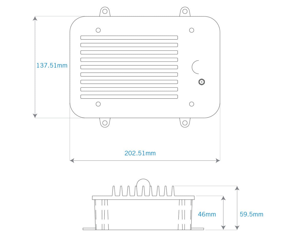 Stereo Marine BC611 Bluecube Hide-Away