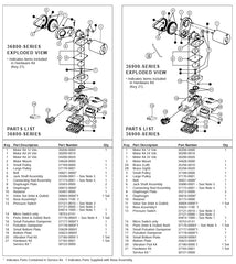 37176-0000 Jabsco Kit Ports - Inlet / Outlet (36900/36800/36950)