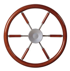 VETUS Steering wheel with mahogany rim and spokes, type KWL38, Ø 380 mm KWL38