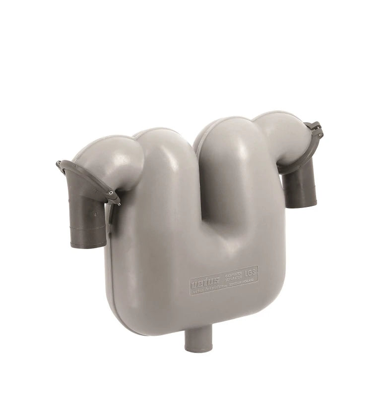 VETUS Exhaust gas separator with Ø 75 mm rotating connections and Ø 50 mm drain LGS7550