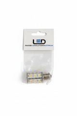 LED Light Globe BA15S LED 10-30V DC Warm White