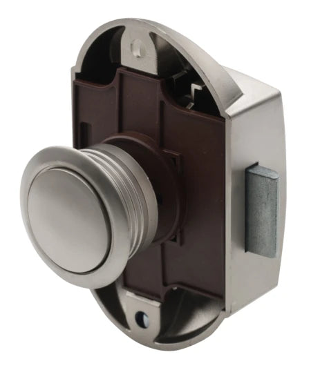 VETUS Synthetic lock with chromium plated push-button LOCKDRC